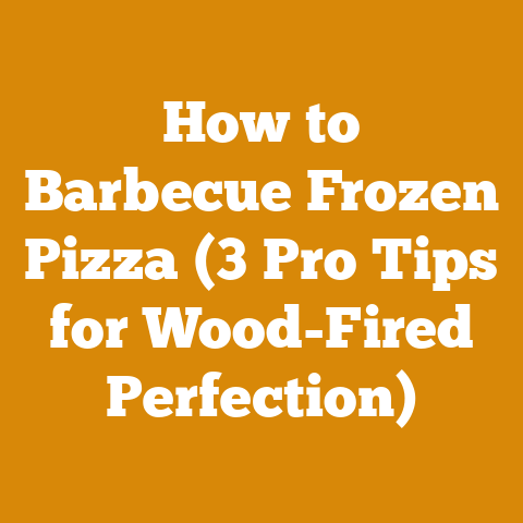 How to Barbecue Frozen Pizza (3 Pro Tips for Wood-Fired Perfection)