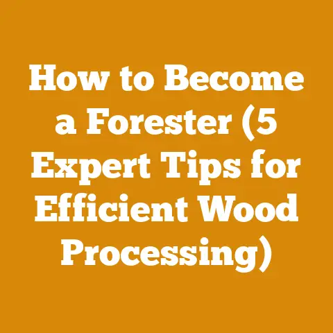 How to Become a Forester (5 Expert Tips for Efficient Wood Processing)