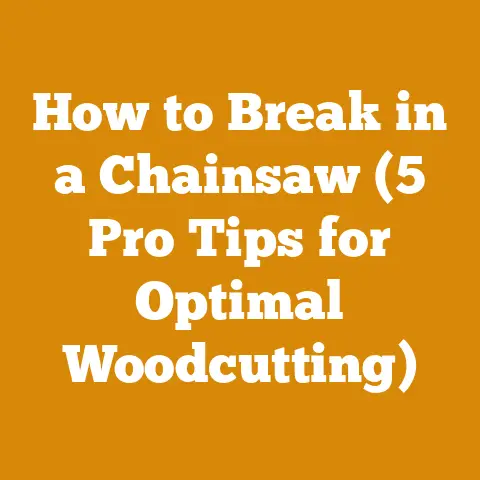 How to Break in a Chainsaw (5 Pro Tips for Optimal Woodcutting)