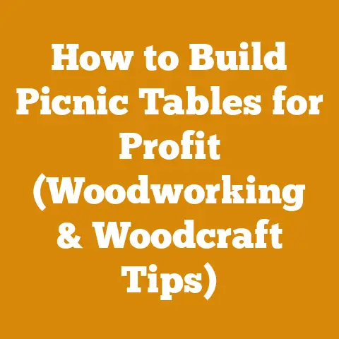 How to Build Picnic Tables for Profit (Woodworking & Woodcraft Tips)