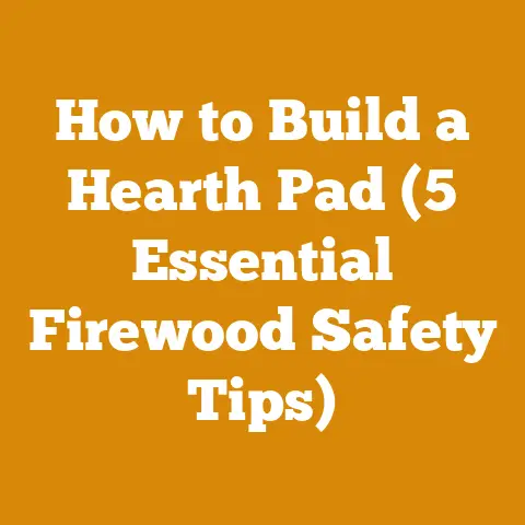 How to Build a Hearth Pad (5 Essential Firewood Safety Tips)