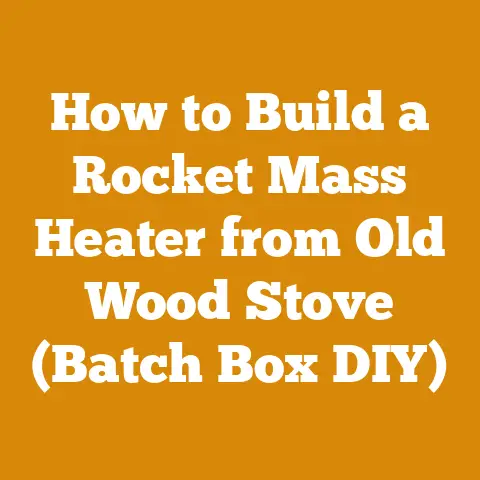 How to Build a Rocket Mass Heater from Old Wood Stove (Batch Box DIY)