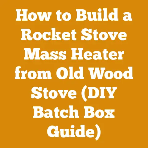 How to Build a Rocket Stove Mass Heater from Old Wood Stove (DIY Batch Box Guide)