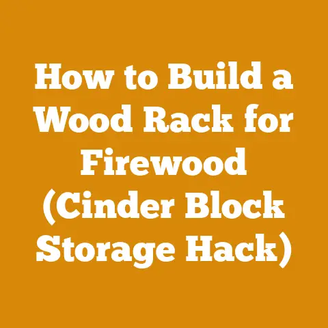 How to Build a Wood Rack for Firewood (Cinder Block Storage Hack)