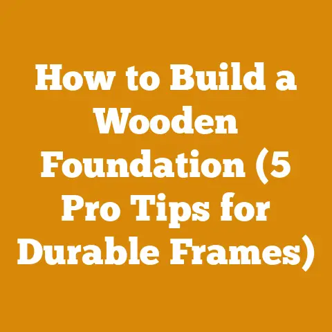 How to Build a Wooden Foundation (5 Pro Tips for Durable Frames)