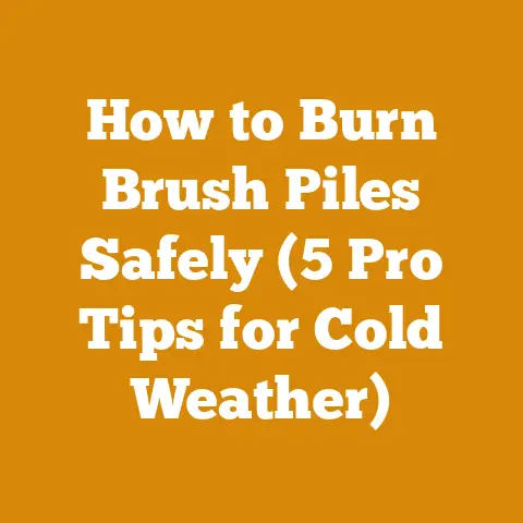 How to Burn Brush Piles Safely (5 Pro Tips for Cold Weather)