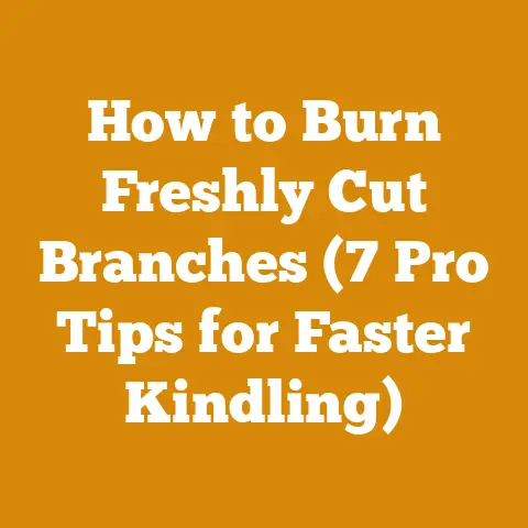 How to Burn Freshly Cut Branches (7 Pro Tips for Faster Kindling)