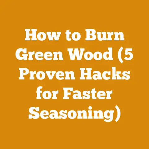 How to Burn Green Wood (5 Proven Hacks for Faster Seasoning)
