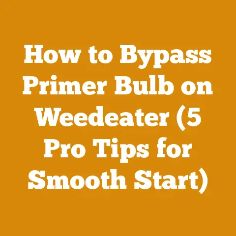 How to Bypass Primer Bulb on Weedeater (5 Pro Tips for Smooth Start)