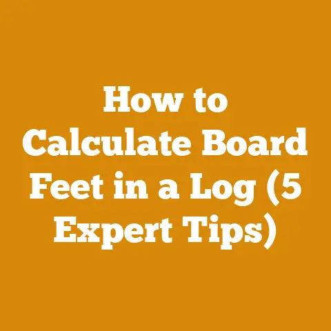 How to Calculate Board Feet in a Log (5 Expert Tips)