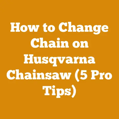 How to Change Chain on Husqvarna Chainsaw (5 Pro Tips)