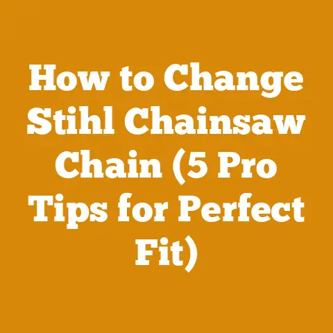How to Change Stihl Chainsaw Chain (5 Pro Tips for Perfect Fit)