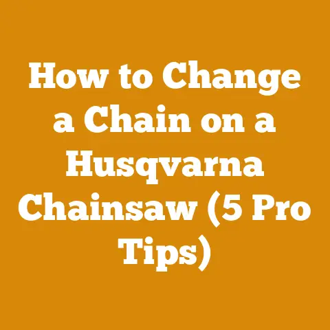 How to Change a Chain on a Husqvarna Chainsaw (5 Pro Tips)