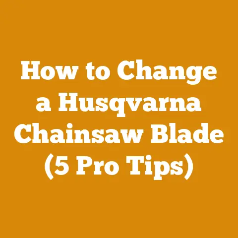 How to Change a Husqvarna Chainsaw Blade (5 Pro Tips)