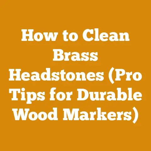How to Clean Brass Headstones (Pro Tips for Durable Wood Markers)