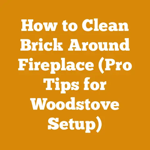 How to Clean Brick Around Fireplace (Pro Tips for Woodstove Setup)