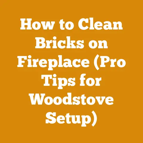 How to Clean Bricks on Fireplace (Pro Tips for Woodstove Setup)