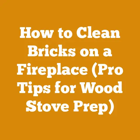 How to Clean Bricks on a Fireplace (Pro Tips for Wood Stove Prep)