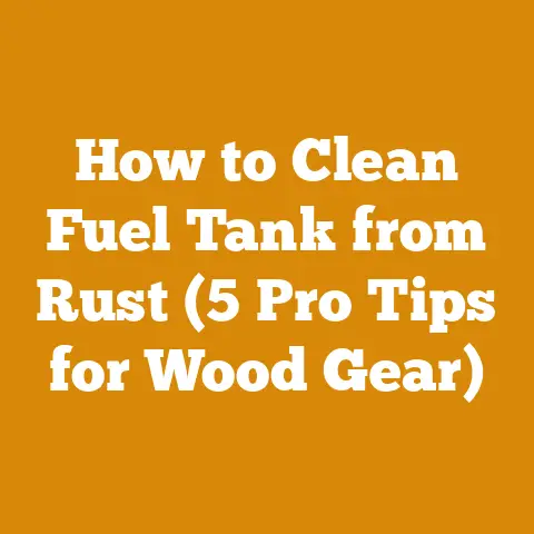 How to Clean Fuel Tank from Rust (5 Pro Tips for Wood Gear)