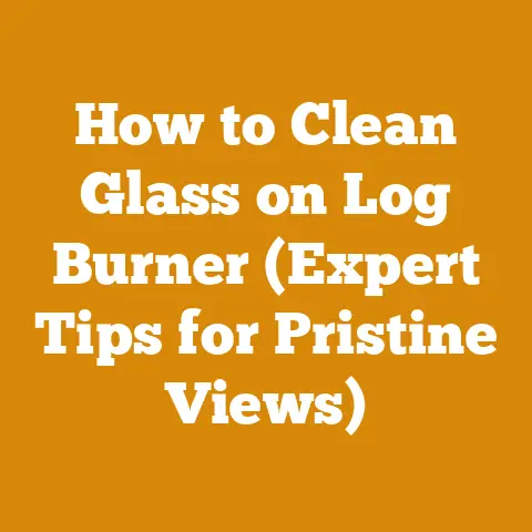 How to Clean Glass on Log Burner (Expert Tips for Pristine Views)