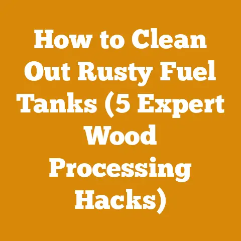 How to Clean Out Rusty Fuel Tanks (5 Expert Wood Processing Hacks)