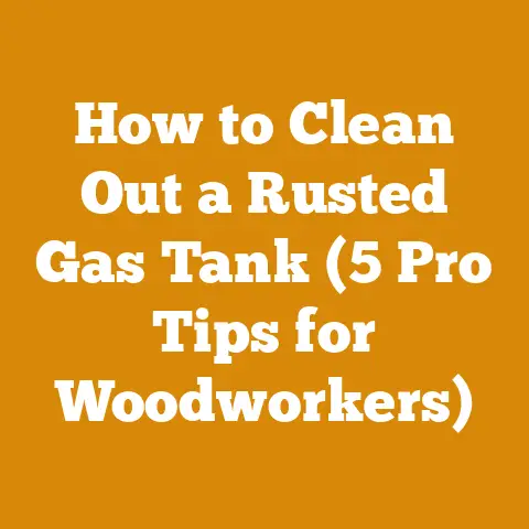How to Clean Out a Rusted Gas Tank (5 Pro Tips for Woodworkers)