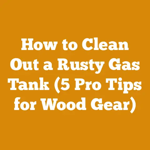 How to Clean Out a Rusty Gas Tank (5 Pro Tips for Wood Gear)