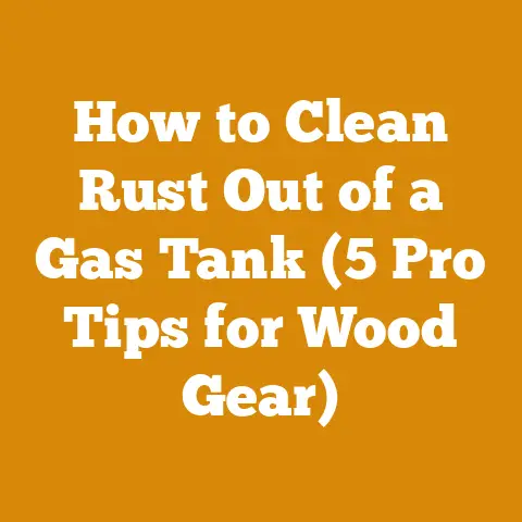 How to Clean Rust Out of a Gas Tank (5 Pro Tips for Wood Gear)