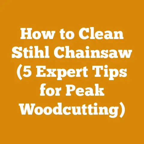 How to Clean Stihl Chainsaw (5 Expert Tips for Peak Woodcutting)