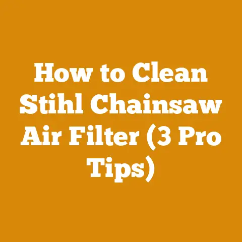 How to Clean Stihl Chainsaw Air Filter (3 Pro Tips)