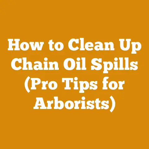 How to Clean Up Chain Oil Spills (Pro Tips for Arborists)