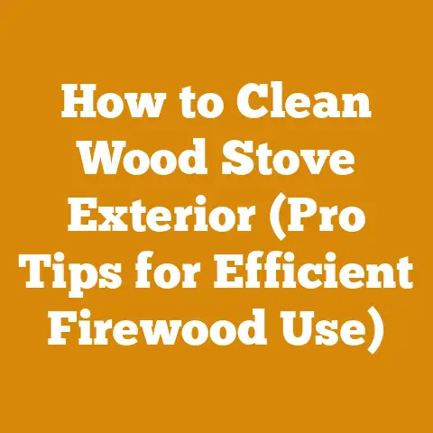 How to Clean Wood Stove Exterior (Pro Tips for Efficient Firewood Use)
