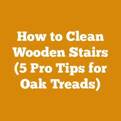 How to Clean Wooden Stairs (5 Pro Tips for Oak Treads)
