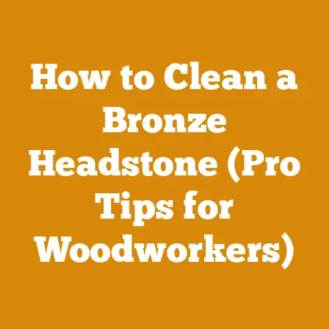 How to Clean a Bronze Headstone (Pro Tips for Woodworkers)