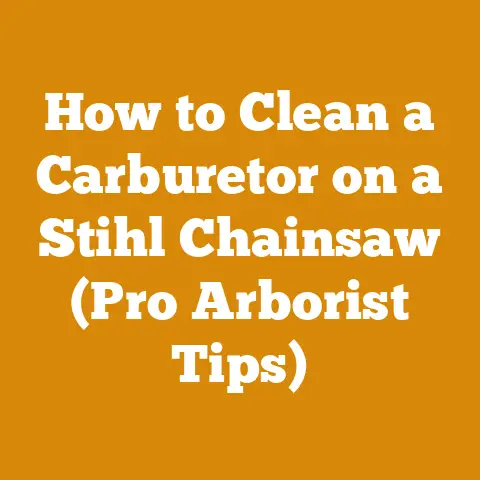 How to Clean a Carburetor on a Stihl Chainsaw (Pro Arborist Tips)