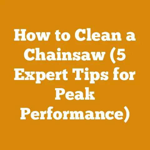 How to Clean a Chainsaw (5 Expert Tips for Peak Performance)