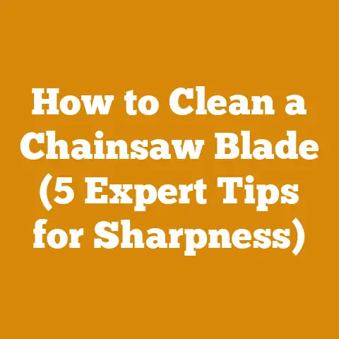 How to Clean a Chainsaw Blade (5 Expert Tips for Sharpness)