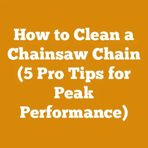 How to Clean a Chainsaw Chain (5 Pro Tips for Peak Performance)