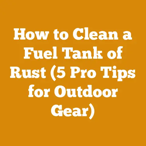 How to Clean a Fuel Tank of Rust (5 Pro Tips for Outdoor Gear)