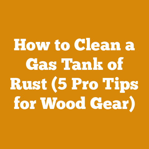 How to Clean a Gas Tank of Rust (5 Pro Tips for Wood Gear)