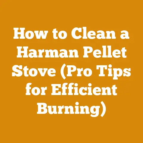 How to Clean a Harman Pellet Stove (Pro Tips for Efficient Burning)