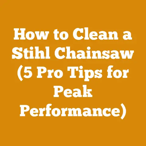 How to Clean a Stihl Chainsaw (5 Pro Tips for Peak Performance)