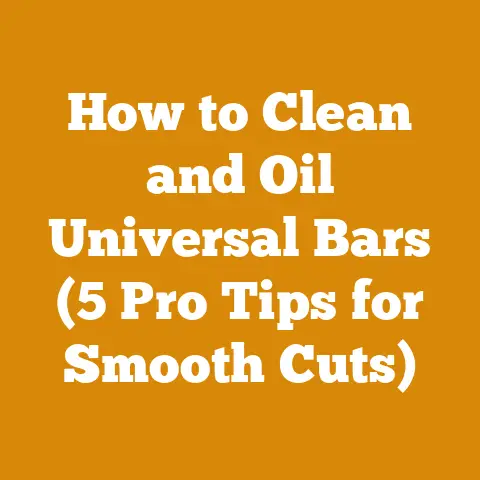 How to Clean and Oil Universal Bars (5 Pro Tips for Smooth Cuts)