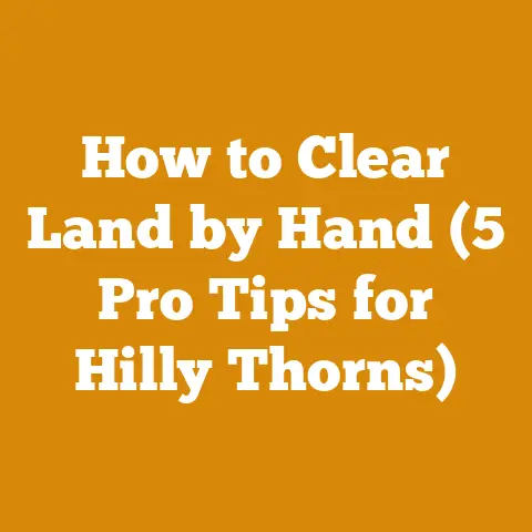 How to Clear Land by Hand (5 Pro Tips for Hilly Thorns)