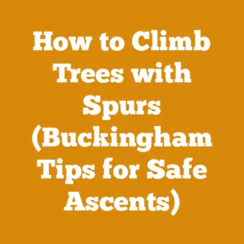 How to Climb Trees with Spurs (Buckingham Tips for Safe Ascents)