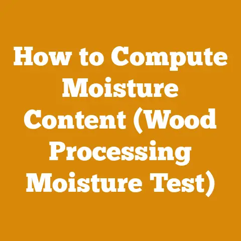 How to Compute Moisture Content (Wood Processing Moisture Test)