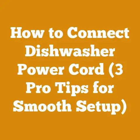 How to Connect Dishwasher Power Cord (3 Pro Tips for Smooth Setup)