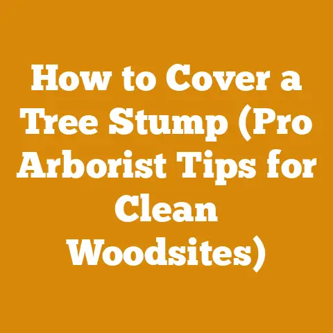 How to Cover a Tree Stump (Pro Arborist Tips for Clean Woodsites)