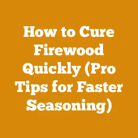 How to Cure Firewood Quickly (Pro Tips for Faster Seasoning)