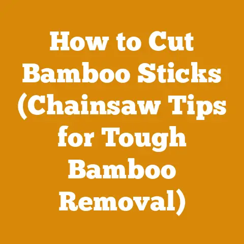 How to Cut Bamboo Sticks (Chainsaw Tips for Tough Bamboo Removal)